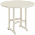 Polywood 48'' Sand Round Bar Height Table 633RBT248SA